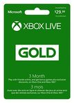 Microsoft Xbox LIVE 3 Month Gold Membership (Physical Card) - Xbox One 3 Months Edition