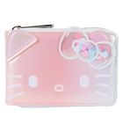 Loungefly Sanrio Hello Kitty 50th Anniversary Clear and Cute Cosplay Accordion Wallet Pink