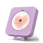 Yintiny Cute Purple CD Player with 