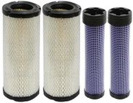 M131802 M131803 Air Filter Kits Inner & Outer Replacement for John Deere 4610 2520 2305 2025R 2032R 3005 4005 4200 4210 4300 2Pcs