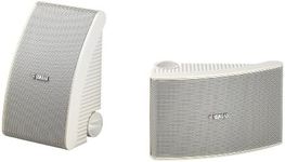 Yamaha NS-AW392 Pair of Outdoor Speakers with 2-Way Acoustic Suspension Design, White