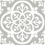 WallPops FP2942 Medina Peel & Stick Floor Tiles, Grey,12 x 12 inches