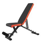 Weight Bench Adjustable Workout Bench Full Body Weight Training Bench Utility Incline Decline Bench for Home Gym