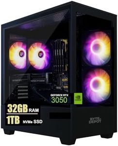 Gamer Xtreme Gaming Desktop PC - Intel Core i7, 32GB RAM, 512GB NVMe SSD, NVIDIA GeForce RTX 3050 6GB GDDR6, WiFi 6 Ready & Windows 11 Pro