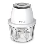 Salt ChopEase Pro 350, Rechargeable Mini Chopper | 1200 mAh Battery, USB-C Charging | Sharp Stainless Steel Blades | Powerful 45W Motor | Effortless Cleaning with Splash Guard, 350 ML