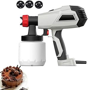 YCWF Chocolate Spray Gun,Cake Decorating Airbrush Kit,Cake Desserts Decor Baking Sandblasting Machine,Cake Sprayer Kit for Baking DIY,700ml