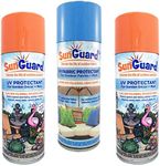 SUNGUARD UV Protectant Spray for Outdoor Decor & Fabric Prevents Fading and More 3-Pack