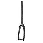 Bike Front Fork, Carbon Fiber Mountain Bike Rigid Forks 16 Inches 305 C Brake Bike Front Fork for MTB Mountain Bike Folding Bike, 3K Glossy