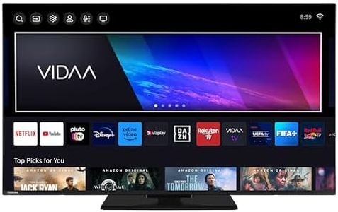 Toshiba 50 Zoll VIDAA TV Fernseher (4K UHD Smart TV, HDR Dolby Vision, Triple-Tuner, Bluetooth, Dolby Audio) 50UV3463DAW