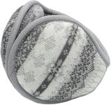 El Regalo 1PC Unisex Warm Knit Earmuffs- Winter Outdoor Fur Earwarmer, Foldable, Adjustable Wrap Ear Warmer for Girls/Boys/Men/Women (Grey)