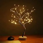 Fairy Lights Tree Lamp,Tabletop Bonsai Tree Lights for Bedroom,USB&Battery Powered, 20’’ 108 LED Warm White LED,DIY Table Lamp for Room Decor,Wedding Sign,Festival Holiday Or Bar (Remote) (Classic)