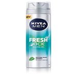 NIVEA MEN Fresh Kick Shaving Gel (200ml), Refreshing Shaving Gel, Shave Gel for Men Infused with Mint & Cactus Water, Mens Shave Gel