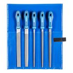 Pferd 542WR250H2 Type Cut 2 Machinist's File Set, Multi-Colour, 250 mm, 5-Piece