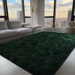 Zentavio Green Grass Rugs for Bedro