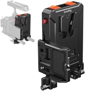 SMALLRIG Intelligent Power Management V Mount Battery Mount Plate, D-Tap & BP Ports for Multiple Batteries Power Supply, Compact Camera Video Rig with 15mm Rod Clamp, Screen Protector - 5881