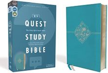 NIV, Quest Study Bible, Leathersoft, Teal, Comfort Print: The Only Q and A Study Bible