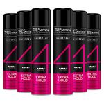 TRESemme Extra Hold Hairspray 24-hour frizz control for a smooth finish 6x 400 ml