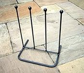 GAP GARDEN PRODUCTS Solid Steel Black Boot and Shoe stand/rack, stores up to 2 pairs of boots or shoes for use indoor and outdoors