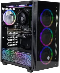 XUM Titan Gaming PC – Ryzen 5, RTX 3050 Desktop Computer