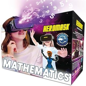 HeroMask VR Headset + Math Games — Gift for Kids 5–12 — Multiplication, Times Tables, Addition, Mental Math & More | Award-Winning Virtual Reality Educational Toy for Birthday or Christmas
