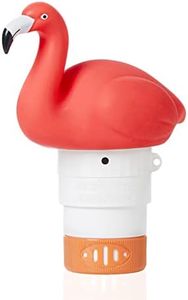XY-WQ Flamingo Chlorine Floater for 1" Tab ONLY, Mini Floating Pool Chlorine Dispenser