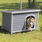 Petsfit Wooden Dog House,Outdoor Pe