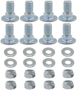 (Pack of 8) 784-5581 784-5581A Snow Blowers Carriage Bolts Nuts Washers kit for MTD Shave Plate Scraper Bar 790-00120-0637 784-5581A-0637 712-3010 736-0242 710-0260 (5/16-18) 5/8"