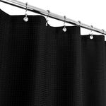 Waffle Weave Shower Curtain Hotel L