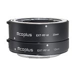 Mcoplus® EXT-RF-M RF Mount EOS R/RP/R5/R6 Autofocus AF Macro Extension Tube Adapter Ring, Compatible with EOS R/EOS RP/R5/R6 Camera Mirrorless Body for Macro Photography(12mm+20mm)