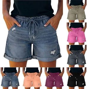Womens Jean Shorts Y2k High Waisted Denim Shorts Fashion Casual Summer Pants Stretch Ripped Jeans Vacation Outfits
