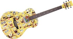 Spongebob Full-Size Western Acoustic Guitar Set