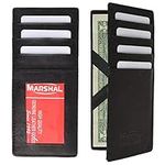 Mens Leather Magic Wallet ID Window