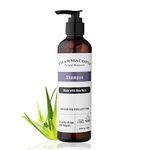 Kimirica Pharmacopia Argan Oil & Aloe Vera Organic Shampoo made with Naturally Derived Extracts for All Hair Types, 100% Vegan, Paraben and SLS Free, 250ml