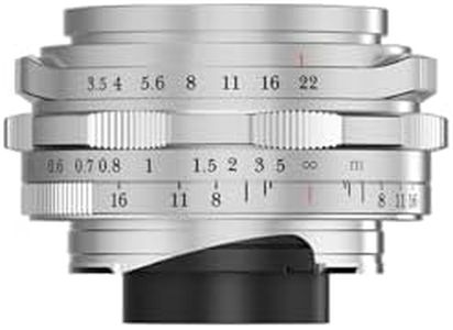 Thypoch Ksana 21mm f/3.5 M Mount Lens Full Fame for Leica M Mount Cameras, Manual Focus Lens Ultra-Wide, Net Weight 0.25lb, for Leica M2 M4 M6 M9 M9-P M 240 M-P 240 M 262 M10-P M10-R M11 Sliver