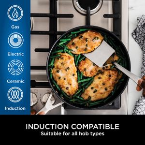 Ninja ZEROSTICK 5-Piece Cookware Set – Non-Stick Stainless Steel