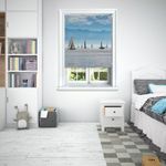 Lister Cartwright Photographic Blackout Roller Blinds For Bedroom Windows - (90 x 160 cm) Easy to Fit Polyester Roller Blinds For Windows With Child Safety Included - Scenic Sailing