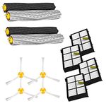 Amyehouse 12pcs Replenishement Kit for iRobot Roomba 800 900 Series 805 860 870 871 880 890 960 980 Vacuum Cleaner Accessories,Replacement Parts with 2 Set Extractor & 4 Filters & 4 Side Brush