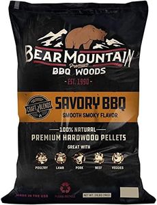 Bear Mountain BBQ FK93 All Natural Low Moisture Hardwood Smoky Savory Craft Blends BBQ Smoker Pellets for Outdoor Grilling and Smoking, 20 Pound Bag
