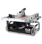 LUMBER JACK Portable Table Saw Multi-Purpose 10" 254mm Compact for Heavy Duty Professional and Jobsite Use 2000W Induction Motor 230V Height & Angle Adjustment