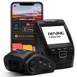 REXING V1-4K Ultra HD Car Dash Cam 2.4" LCD Screen, Wi-Fi, 170° Wide Angle Dashboard Camera Recorder with G-Sensor, WDR, Loop Recording, Supercapacitor