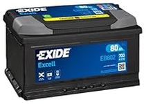 Exide Excell EB802 80Ah Car Battery Maintenance Free