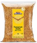 Rani Fenugreek (Methi) Seeds Whole 80oz (5lbs) 2.27kg Bulk Trigonella foenum graecum ~ All Natural | Vegan | Gluten Friendly | Non-GMO | Kosher | Indian Origin, Used in Cooking & Ayurvedic Spice