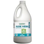 Pure Aloe Vera Drinkable Gel Unflavoured 1.5L - Cold-Processed – from Organic Fresh Leaves - for Heartburn Relief - Acid Reflux - Made In Canada