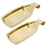 MSY BIGSUNNY Stainless Steel Utensil Tray Spoon Rest Holder for Stove Top, 2 Pack Stainless Steel Spoon Rest, Golden