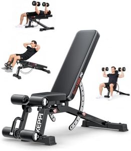 Adjustable Weight Bench, Commercial Grade 1200LB Workout Bench Press Set for Home Gym Strength Training Exercise, Incline Bench with 12+3 Adjustable Backrest&Seat Positions for Full Body Fitness