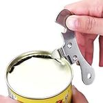 NACOLUS Can Opener Manual Stainless Steel Camping Can Opener, Portable Bottle Opener (2 Pieces)