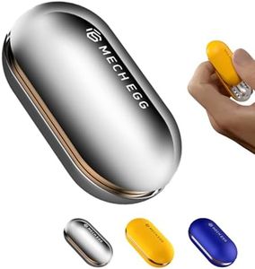 Metal Fidget Slider for Adults – Silky-Smooth Stress Relief Toy with Click Sounds Haptic Feedback, EDC Magnetic Fidget Toys Adults Block, Anxiety ADHD Focus Sensory Gift for Friends, Office & Travel