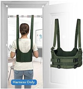 Spinal Decompression Harness Hang Upside Down Back Stretcher for Lower Back Pain Relief Lumbar Traction Device Spine Decompression Belt Bulging Herniated Disc Relief Back Stretching Device - Large