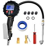 ENDARK Digital Tyre Pressure Gauge and Inflator, Tire Pressure Gauge Car Air Compressor Tyre Inflator & 200 PSI Tyre Pressure Inflator for Car, Bike, Truck, Motorcycle