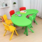 eHomeKart Plastic Playtool Fish Table - Perfect For Home And School - Front Round Table For Kids - (53 X 20 X 20 Inches) - Colour May Vary